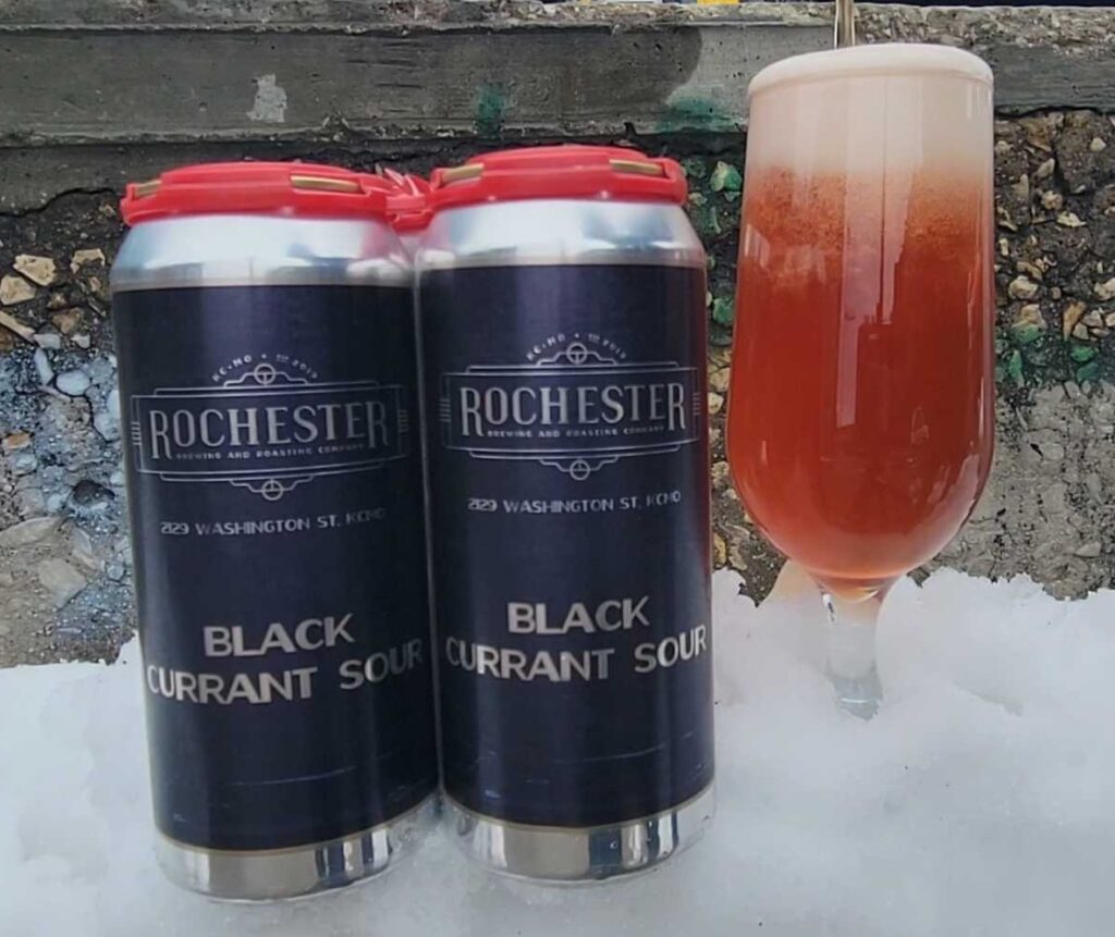 Black Currant Sour Beer from Rochester Brewing and Roasting