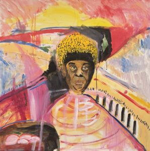 Painting entitled We Travel the Spaceways Sun Ra