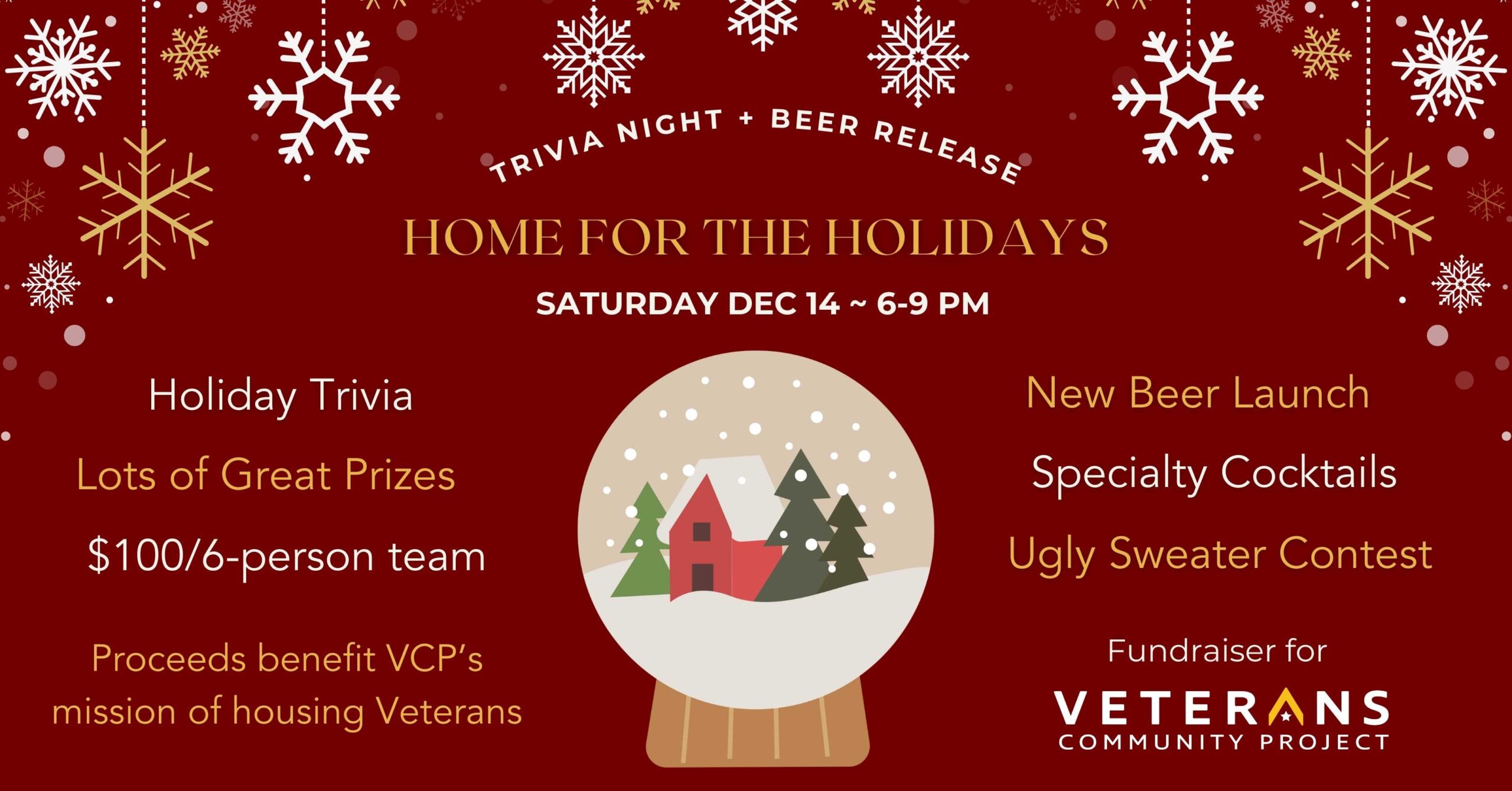 Dec. 14 Home for the Holidays Trivia Fundraiser