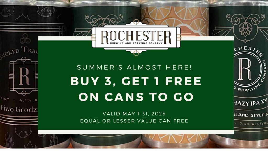 May Buy 3 Get 1 Free Digital Screen Buy 3 get 1 free beer offer for May